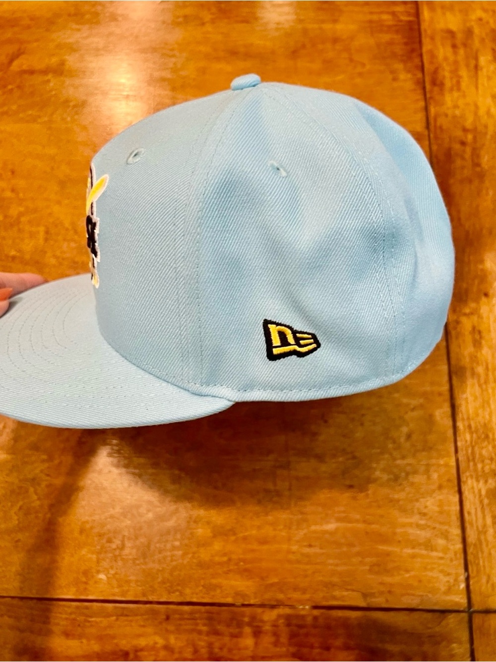 Round Rock Express New Era 59FIFTY Fitted Hat 7 5/8 Powder Blue MiLB Cap - Picture 4 of 6